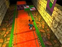 une photo d'Ã©cran de Kingsley s Adventure sur Sony Playstation